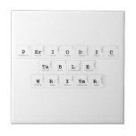 Periodic
 Table
 Writer  Tiles