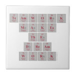 TEAMWORK
 makes
 the
 DREAM
 WORK  Tiles