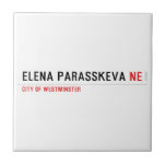 ELENA PARASSKEVA  Tiles