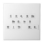 Change 
 Begins 
 With Me  Tiles