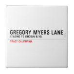 Gregory Myers Lane  Tiles
