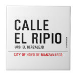CALLE EL RIPIO  Tiles