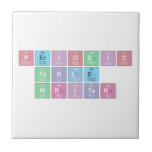 Periodic
 Table
 Writer  Tiles