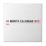 14 month calendar  Tiles