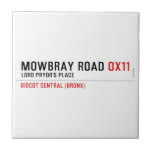 Mowbray Road  Tiles