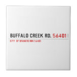 buffalo creek rd.  Tiles
