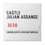 CASTLE  JULIAN ASSANGE    Tiles