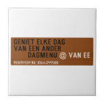 Geniet elke dag van een ander         dagmenu  Tiles