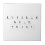Periodic
 Table
 Writer  Tiles