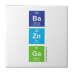 Ba
 Zn
 Ga  Tiles