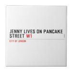 Jenny lives on pancake Street  Tiles