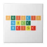 Periodic
 Table
 Writer  Tiles