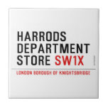 HARRODS DEPARTMENT STORE  Tiles