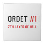 ORDET  Tiles
