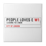 PEOPLE LOVES E  Tiles