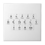 Happy
 Birthday
 Soham  Tiles