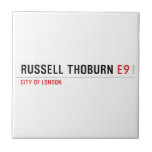 Russell Thoburn  Tiles