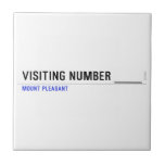 Visiting Number ____  Tiles