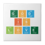 God
 is
 love  Tiles