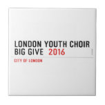 London Youth Choir Big Give   Tiles