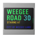 Weegee Road  Tiles