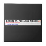  Ejercito st., poblacion, sibulan  Tiles