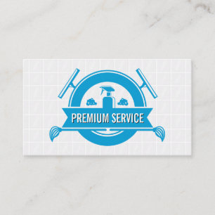 Tiles Cleaner Maids Mops and Spray Business Card