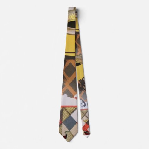 Tiles Licorice All_Sort  Cafe Creme Neck Tie