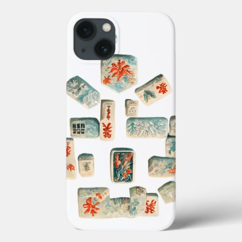 Tiles Of Mahjong iPhone 13 Case