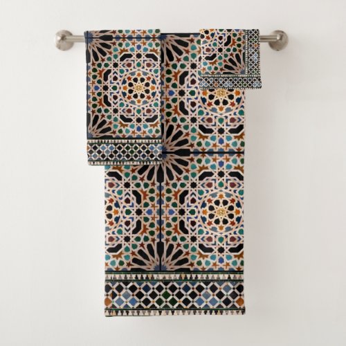 Tiles of the Alhambra Bath Towel Set