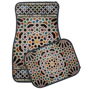 Tiles of the Alhambra Car Floor Mat