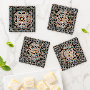 Tiles of the Alhambra Coaster Set