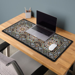 Tiles of the Alhambra Desk Mat