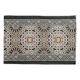 Tiles of the Alhambra Pillow Case