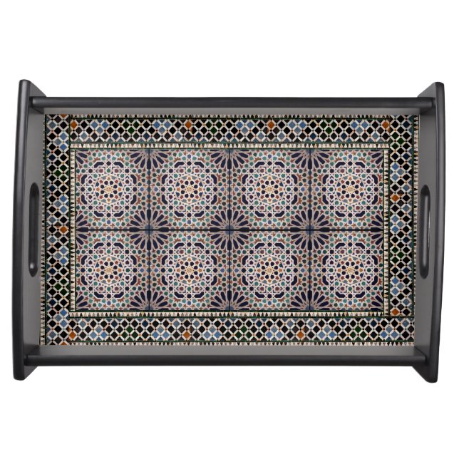 Tiles of the Alhambra Serving Tray (Front)