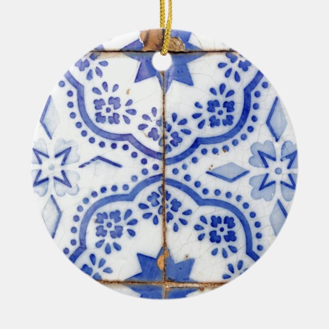 Tiles, Portuguese Tiles Ceramic Ornament (Front)