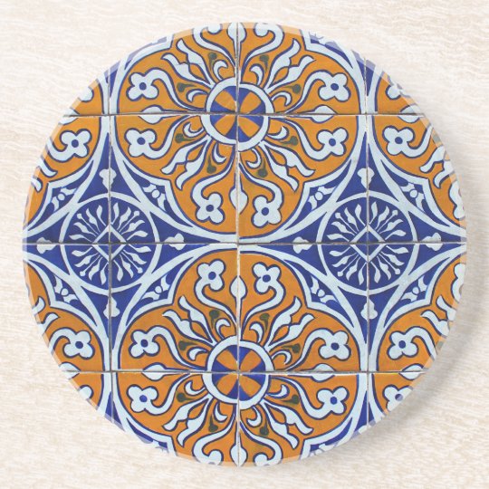 Tiles, Portuguese Tiles Drink Coaster