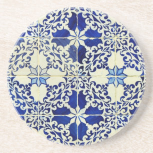 Tiles, Portuguese Tiles Sandstone Coaster