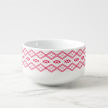 Tilet Pattern |Pink Geometric Design