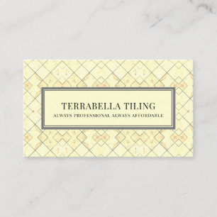 Tiling Flooring Business Card