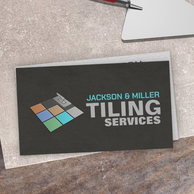 Tiling Services - Tile Layer Business Card (Creator Uploaded)