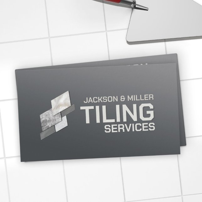 Tiling Services - Tile Layer Business Card (Creator Uploaded)