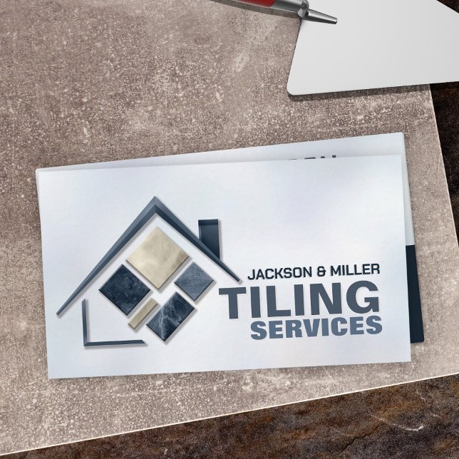 Tiling Services - Tile Layer Business Card (Creator Uploaded)