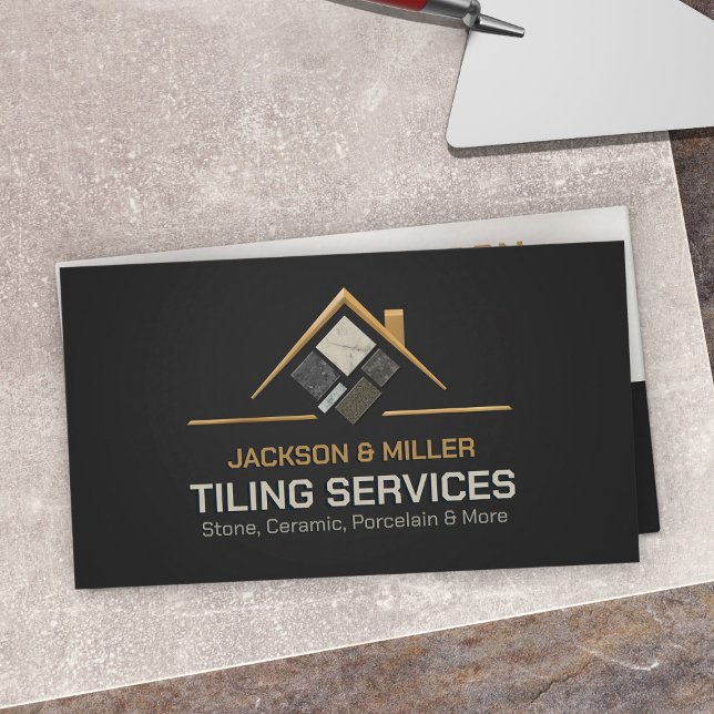 Tiling Services - Tile Layer Business Card (Creator Uploaded)
