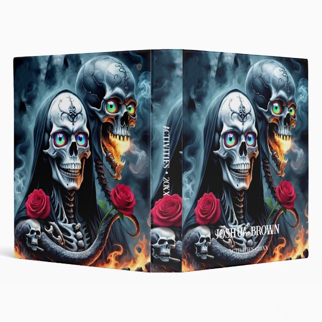 Till Death, Beyond Forever.   3 Ring Binder (Background)
