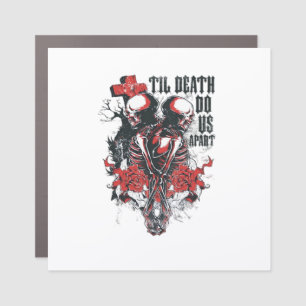 Till Death Do Us Apart Classic Car Magnet