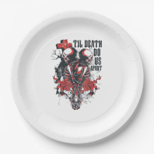 Till Death Do Us Apart Classic Paper Plates