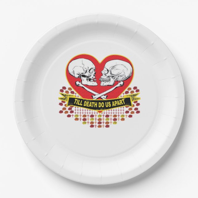 Till Death Do Us Apart Essential Paper Plates (Front)