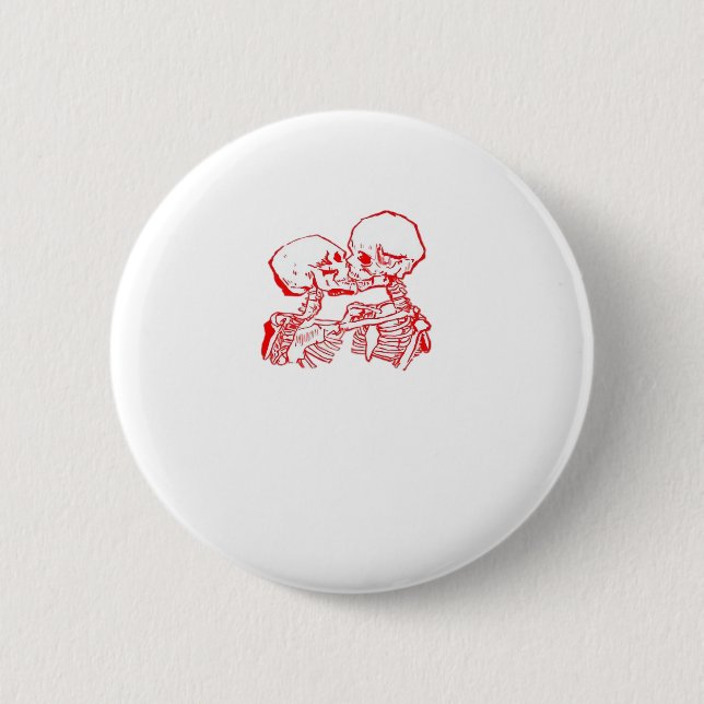 Till Death Do Us Apart (Red Transparent) Button (Front)