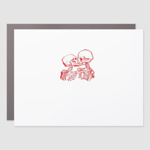 Till Death Do Us Apart (Red Transparent) Car Magnet